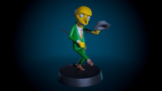 Mr Burns Free 3D print model