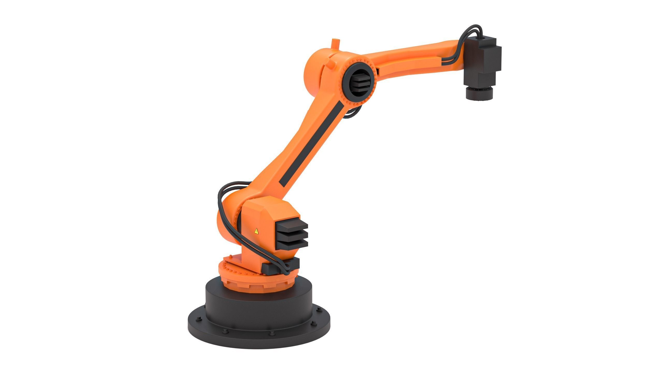 Industrial Robot 01 3D model_3