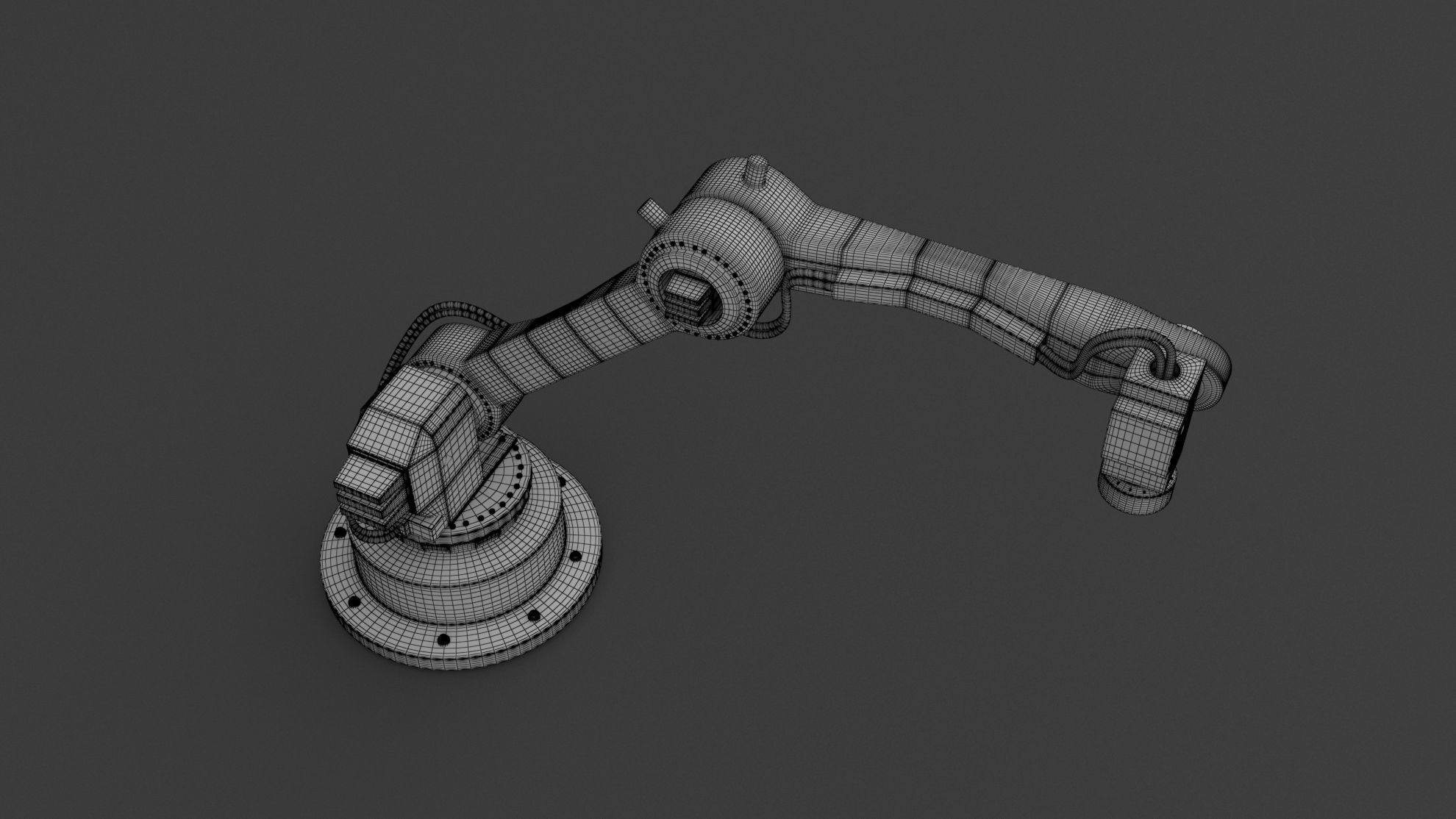 Industrial Robot 01 3D model_9