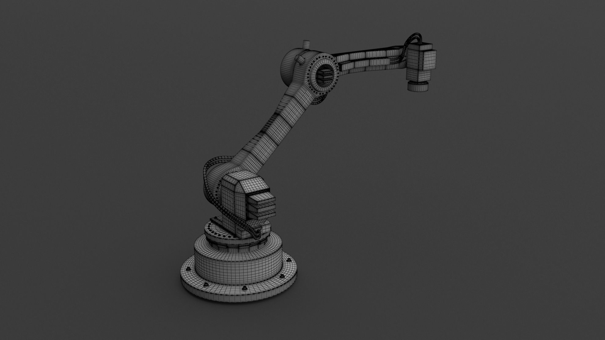 Industrial Robot 01 3D model_8