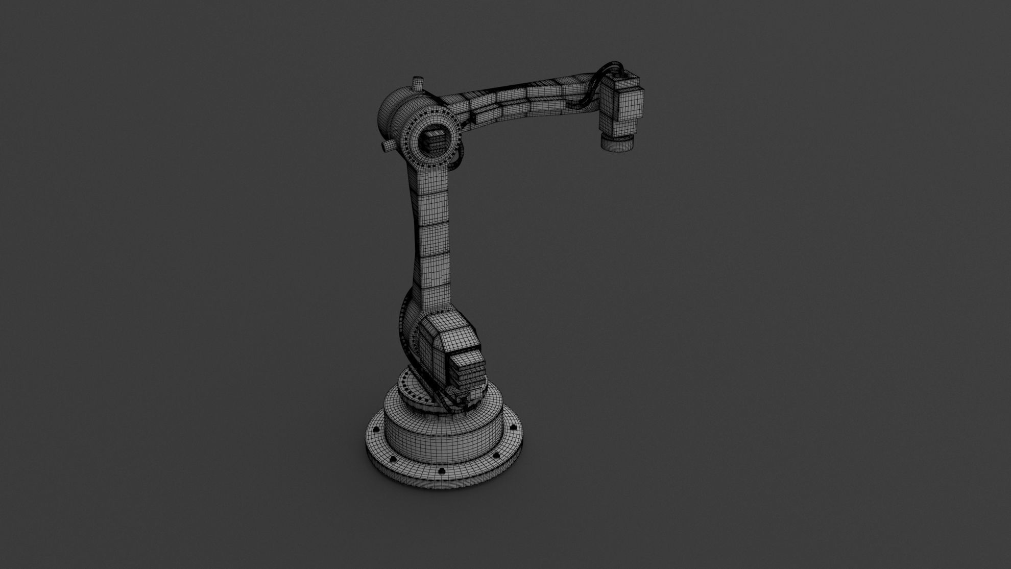 Industrial Robot 02 3D model_8