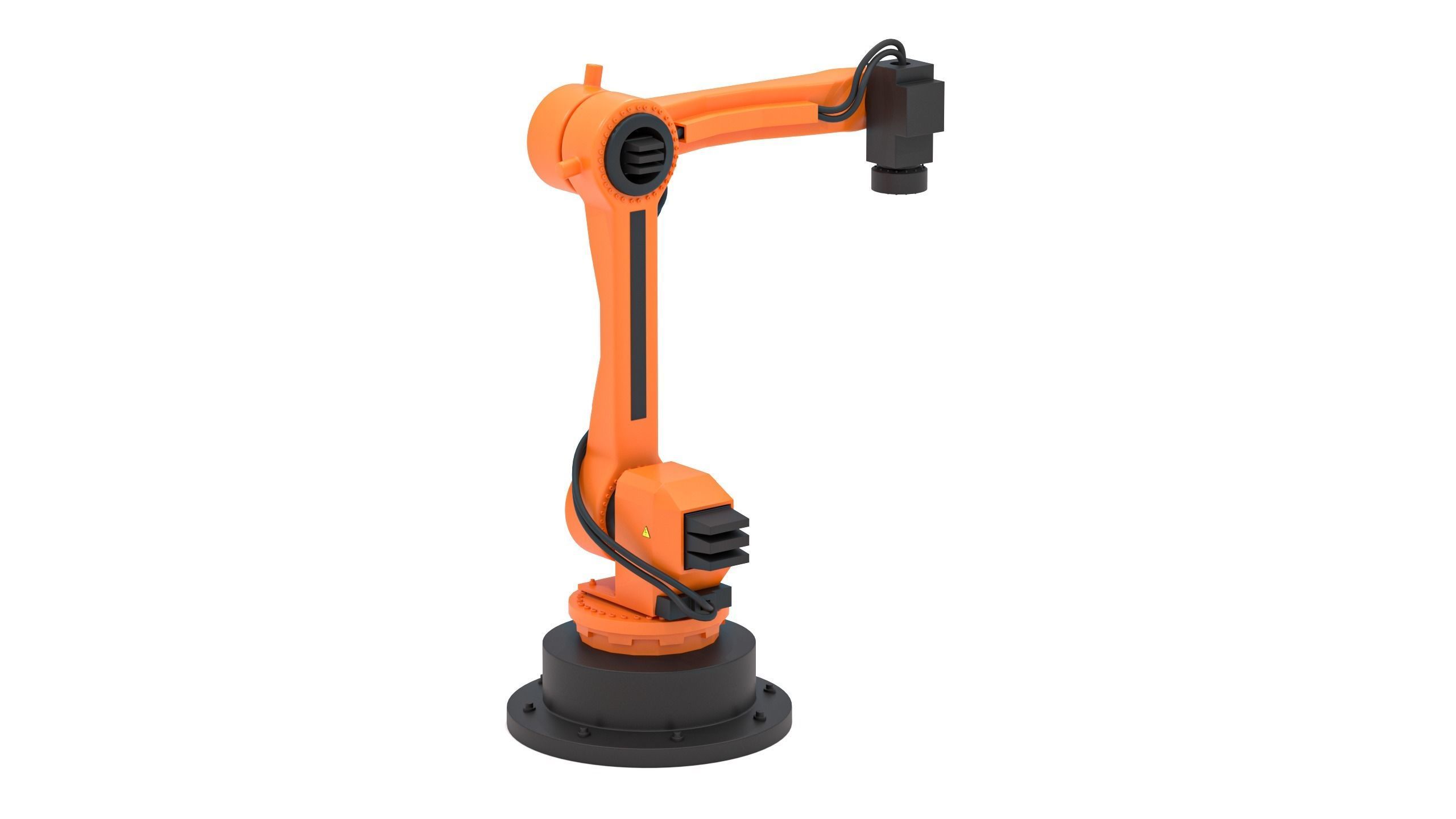 Industrial Robot 02 3D model_2