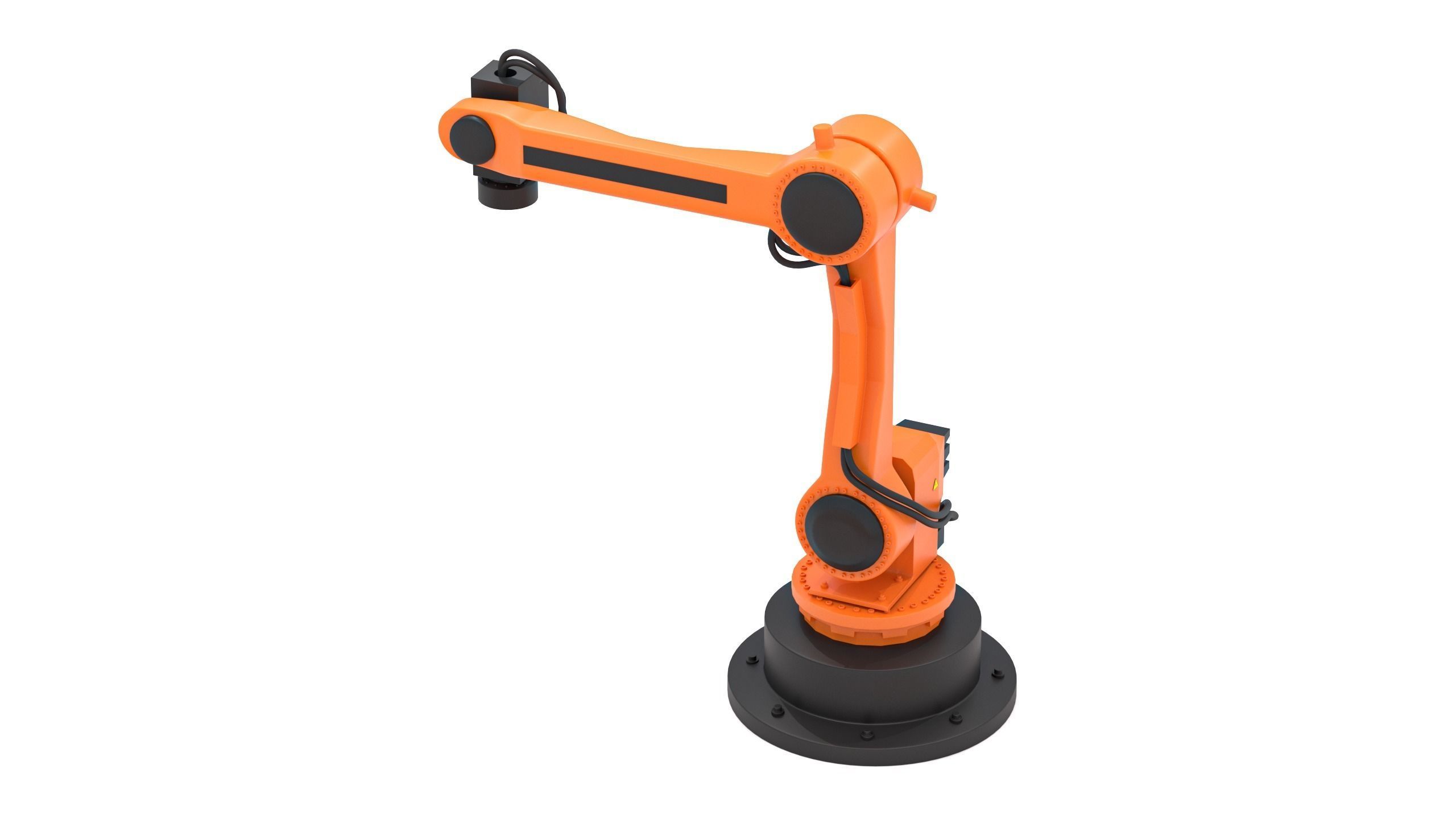 Industrial Robot 02 3D model_4