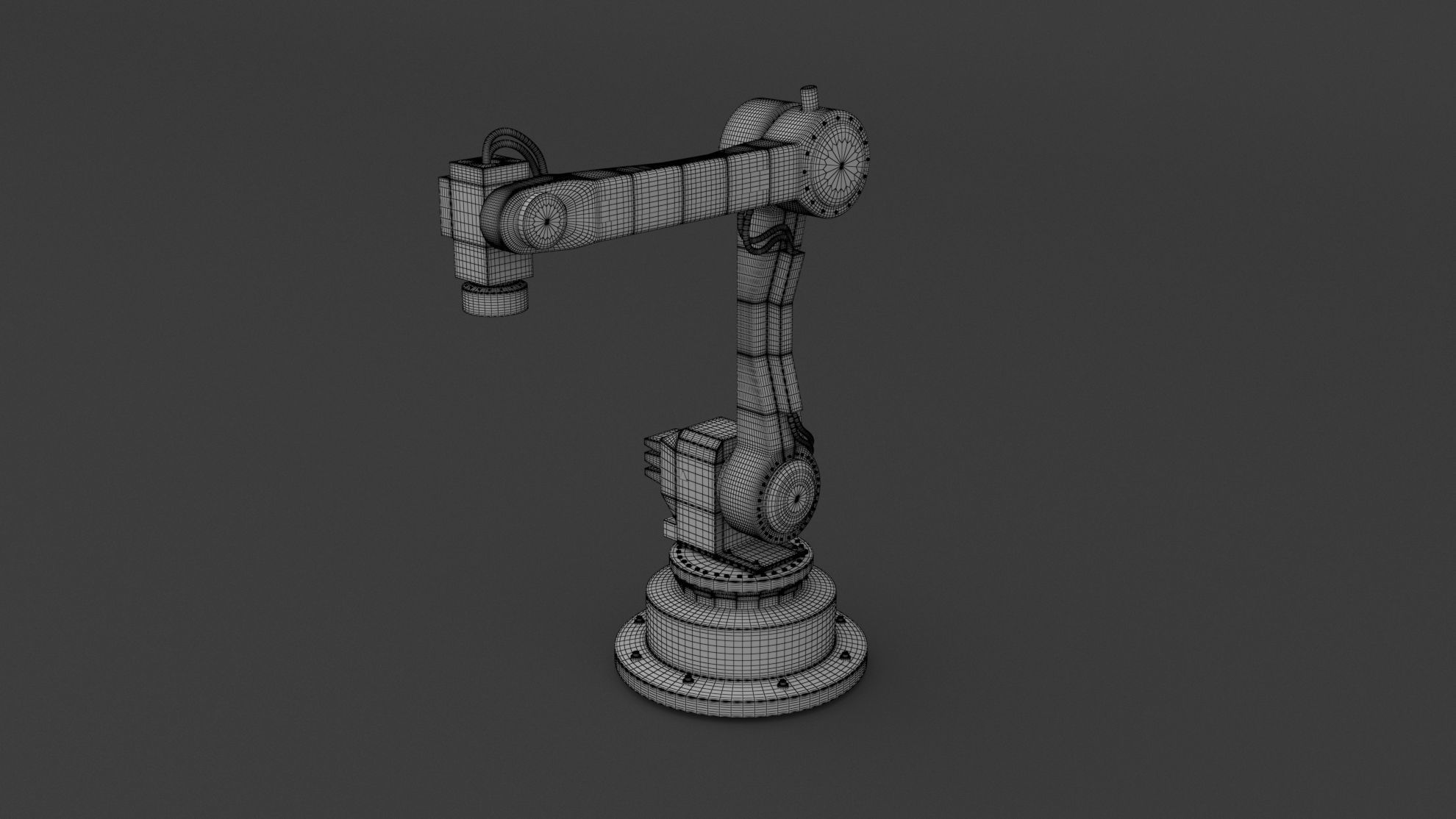 Industrial Robot 02 3D model_6