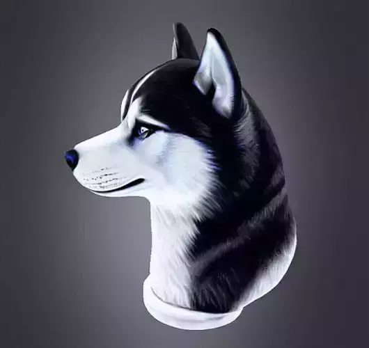 Husky Bust