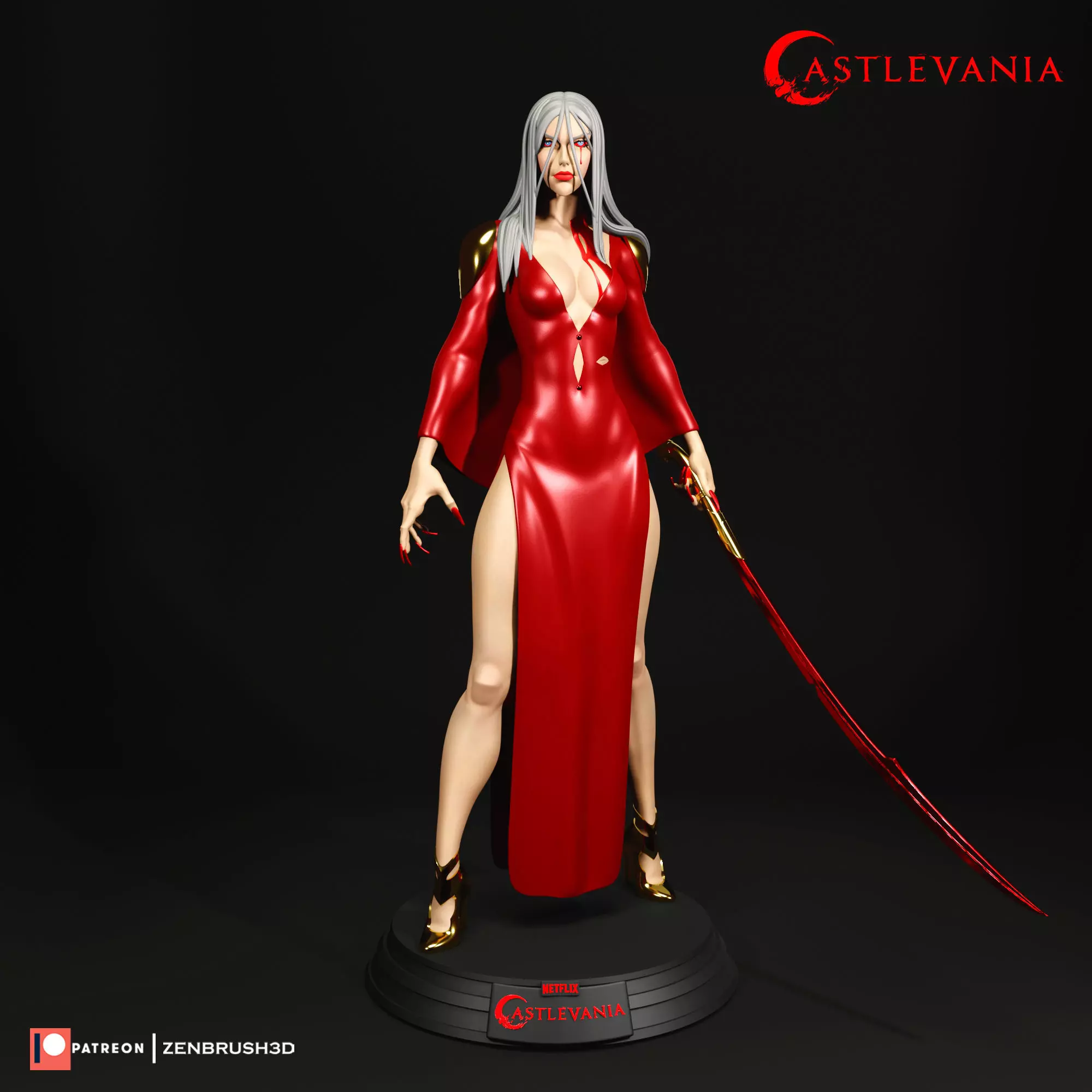 CARMILLA - CASTLEVANIA 3D PRINTING 3D print model_0