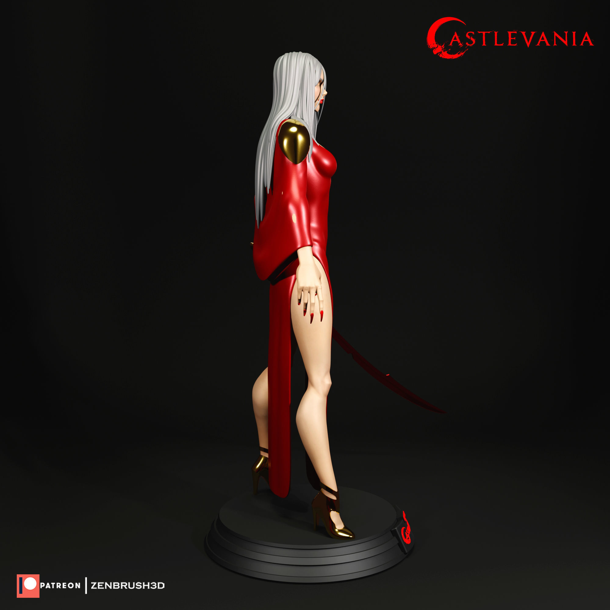 CARMILLA - CASTLEVANIA 3D PRINTING 3D print model_3