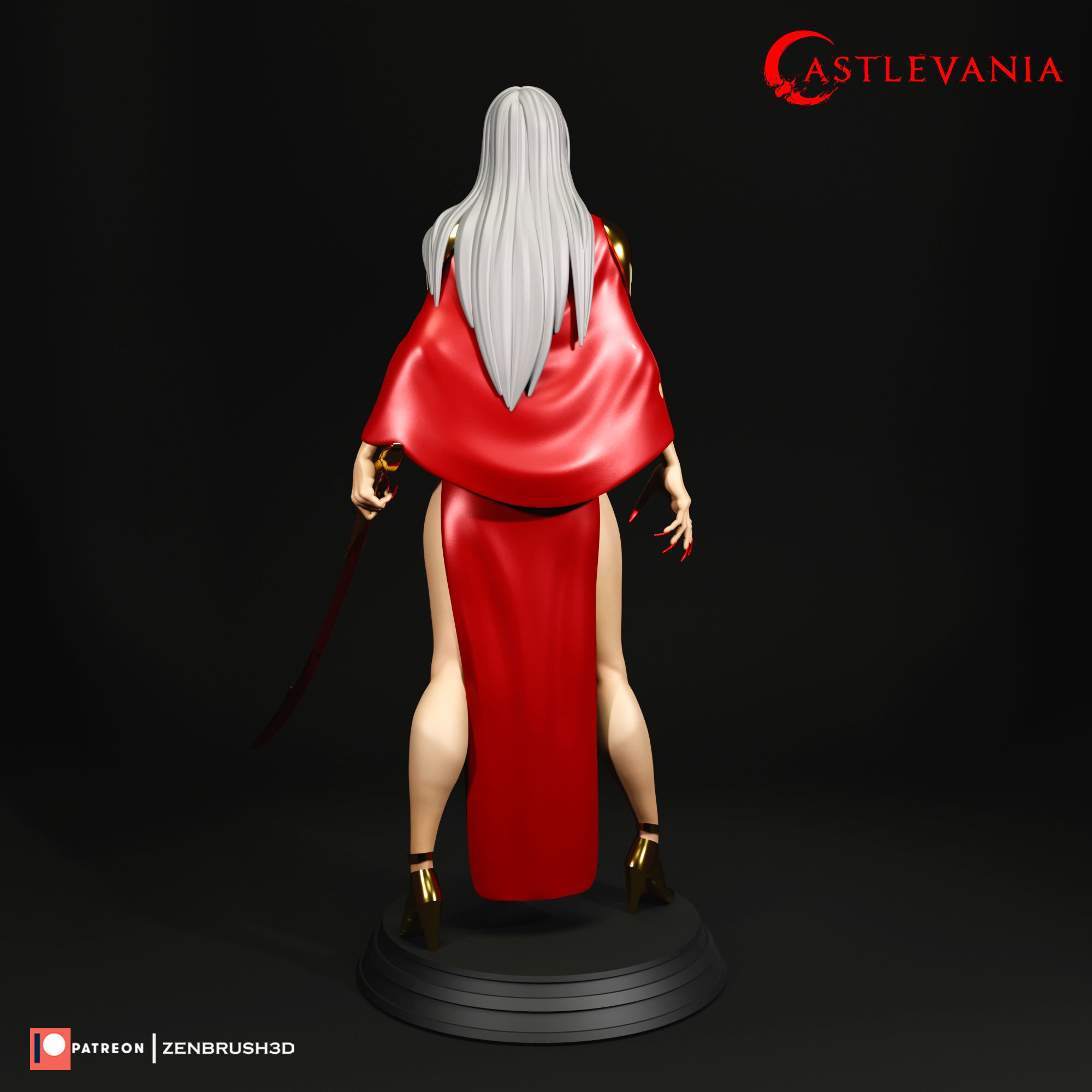 CARMILLA - CASTLEVANIA 3D PRINTING 3D print model_4