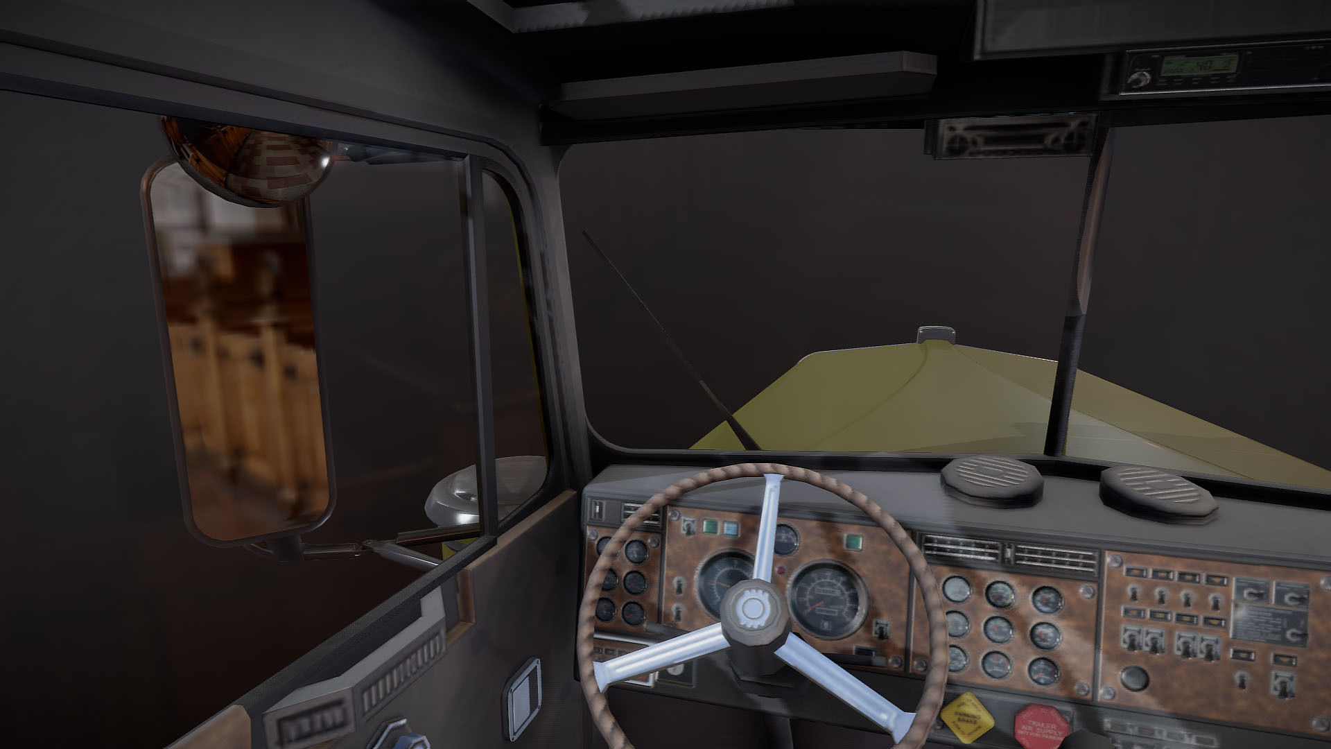 Kenworth W900A Day Cab Heavy Haul Spec Tractor  Low-poly 3D model_25