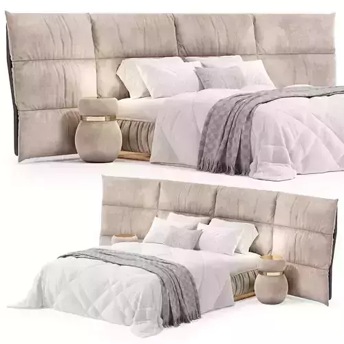  PALAU LARGE Double bed by Visionnaire