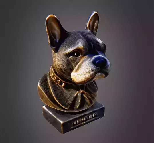 French Bulldog Bust