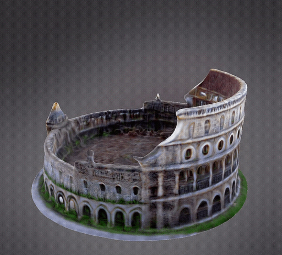 Colosseum 3D print model_5