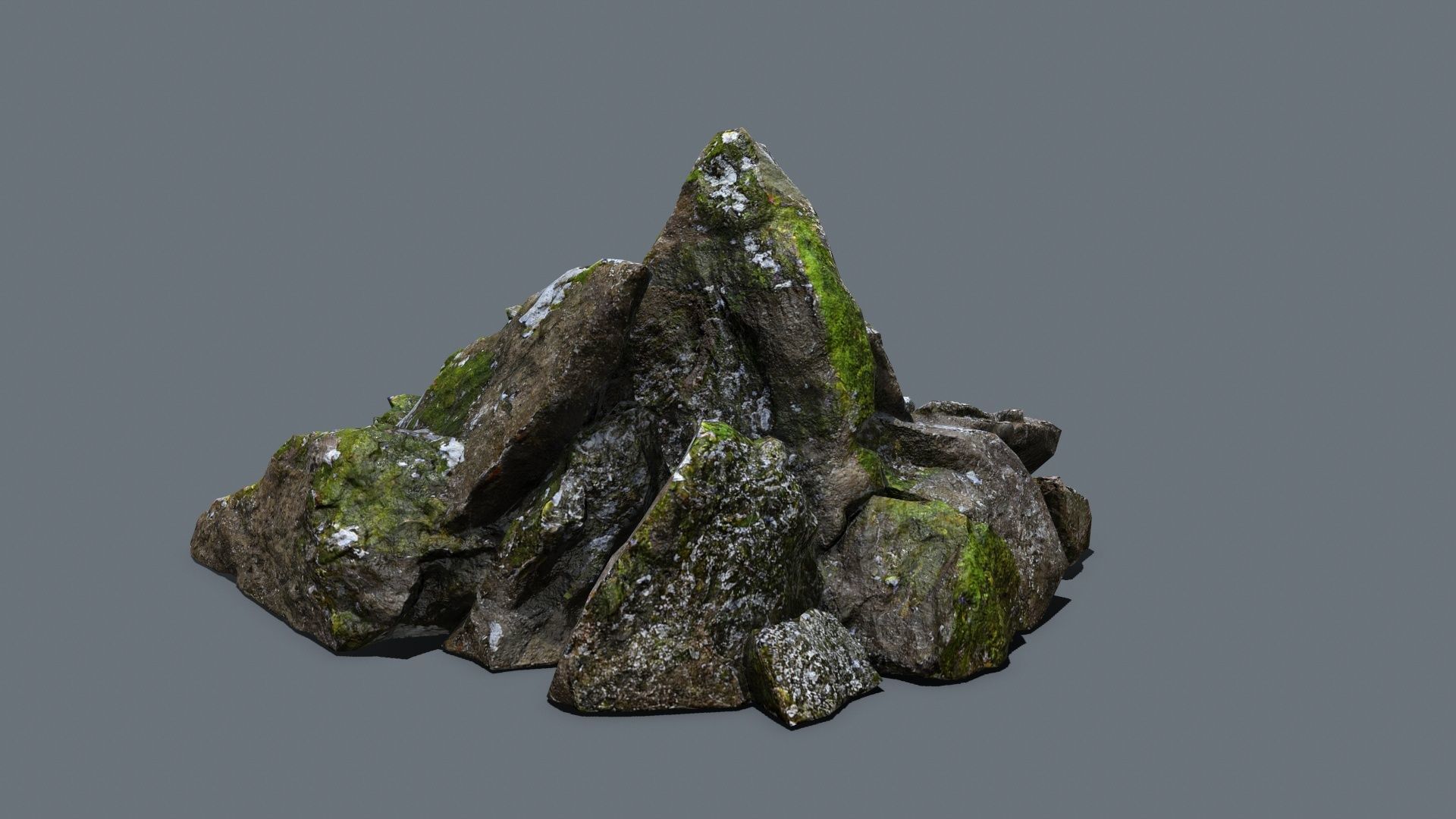 rocks  Low-poly 3D model_13