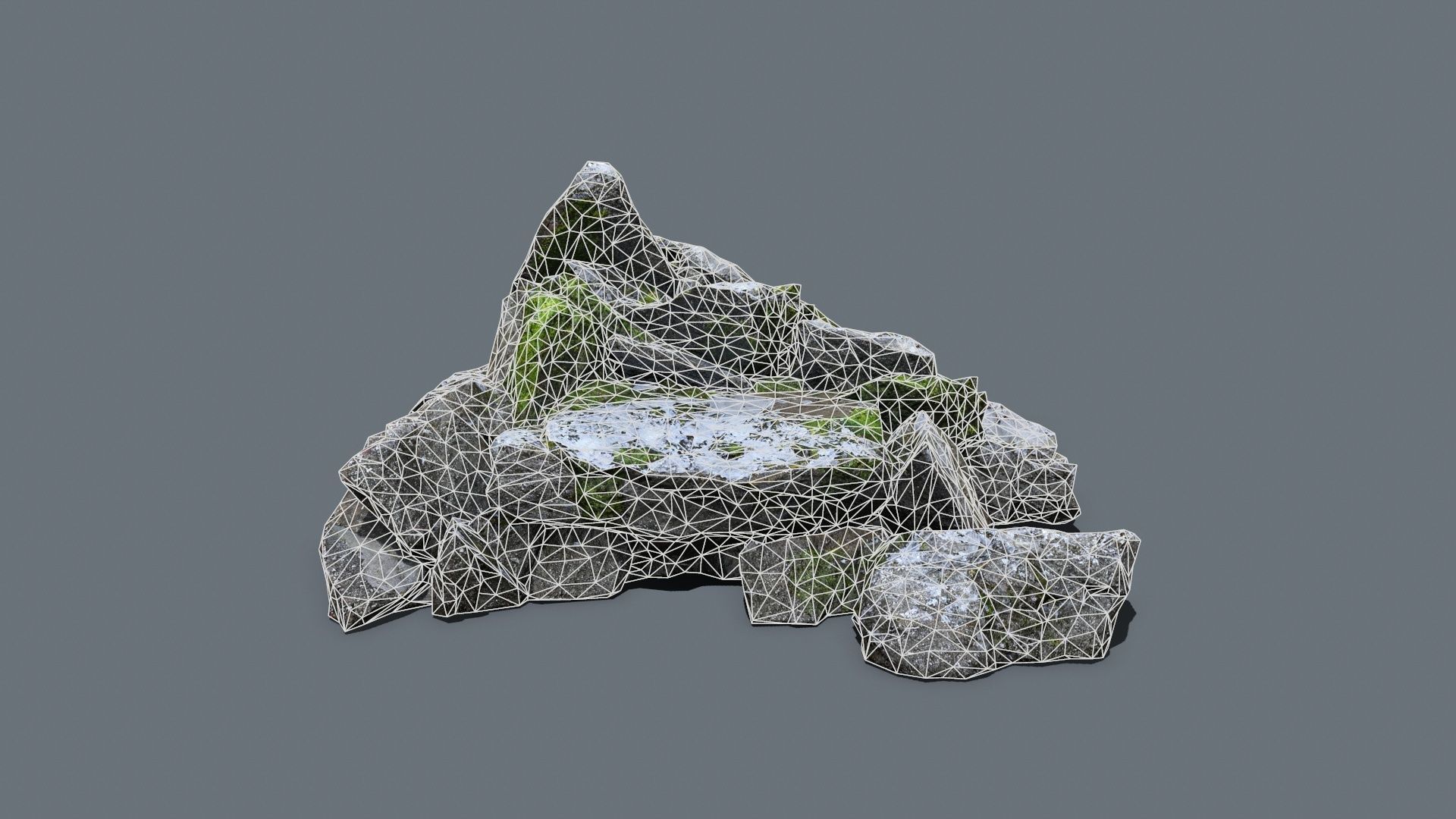 rocks  Low-poly 3D model_18