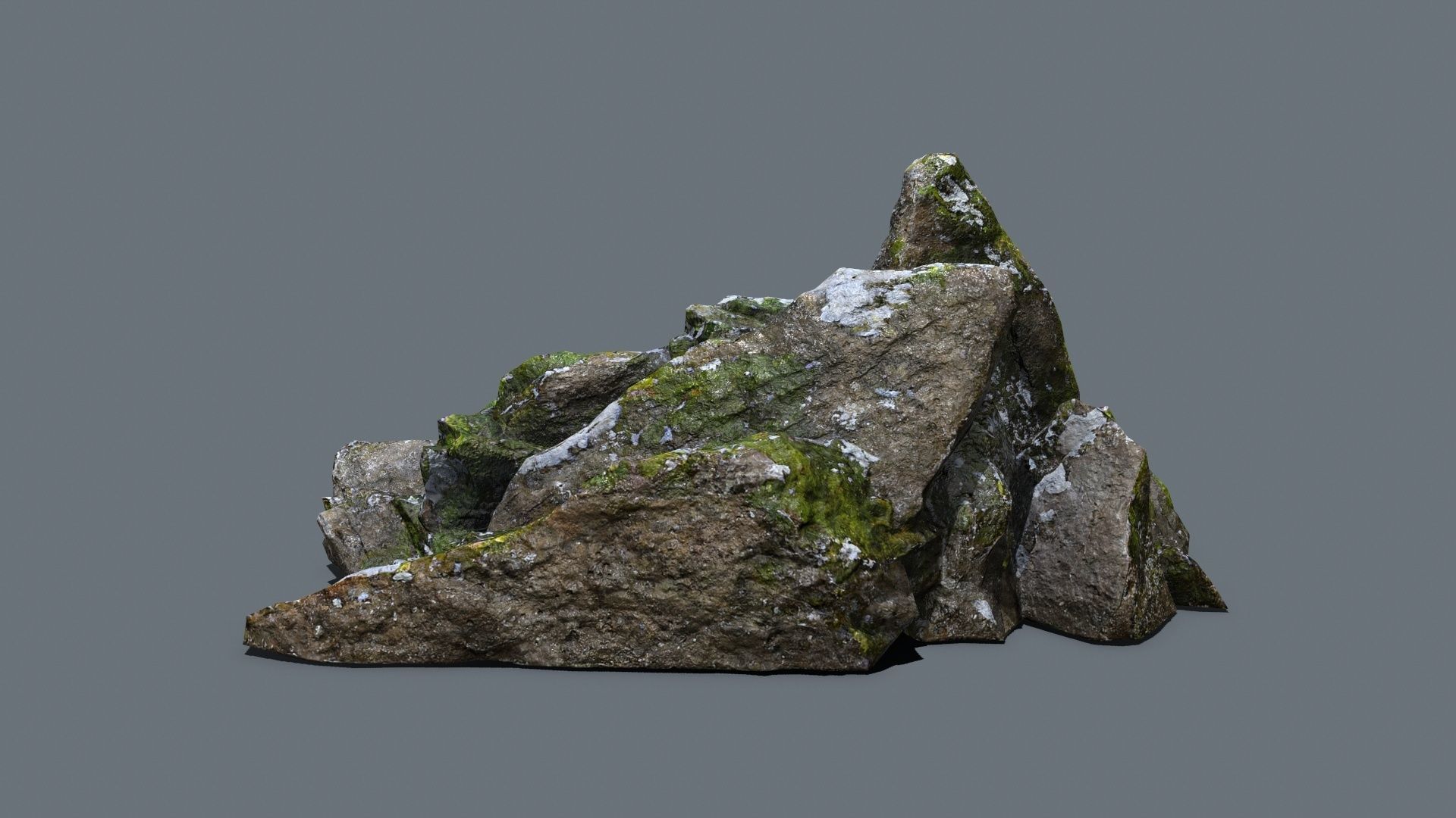 rocks  Low-poly 3D model_14
