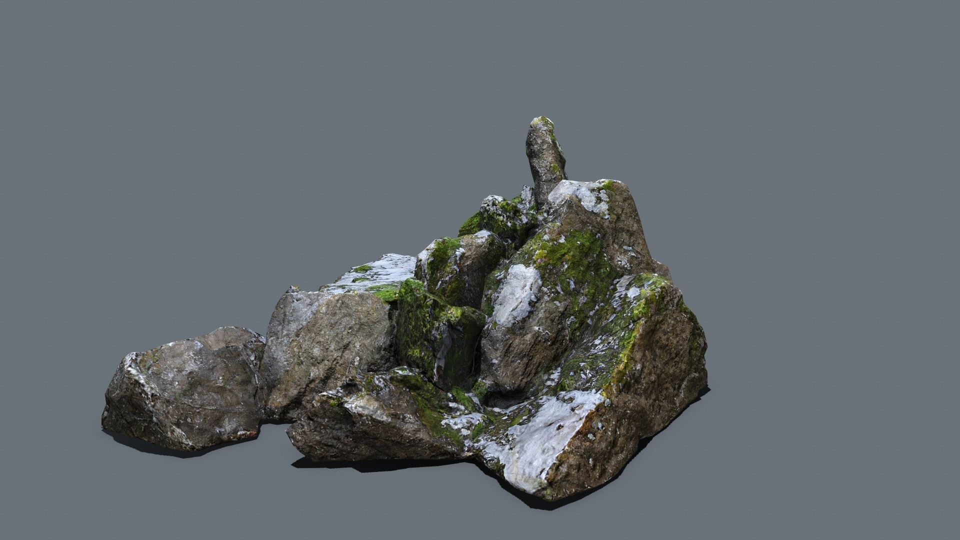 rocks  Low-poly 3D model_15