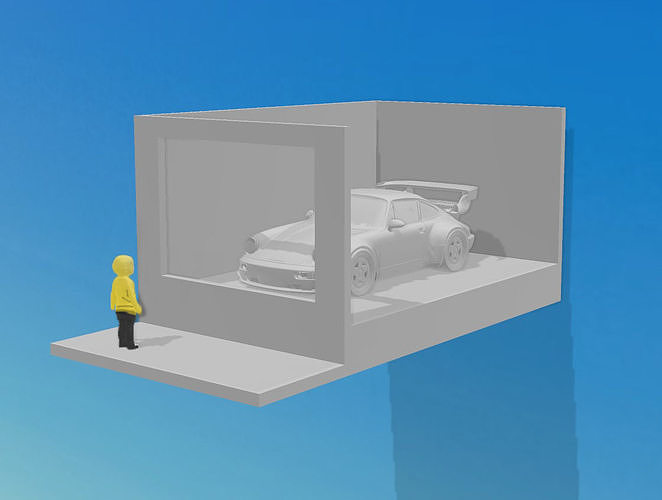 HOT WHEELS DIORAMA 1   64 3D print model