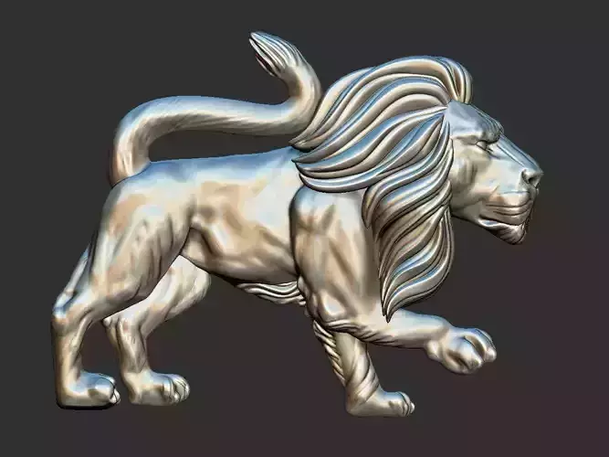 Lion Profile 3D print model