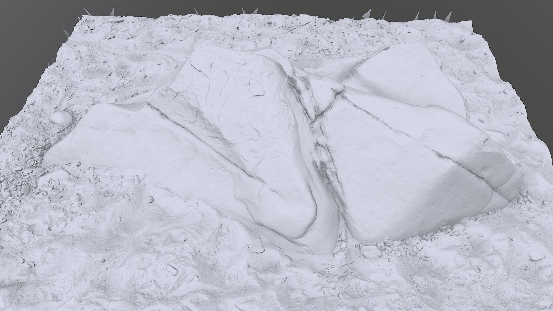 Rock 0014 Photogrametry 3D model_1