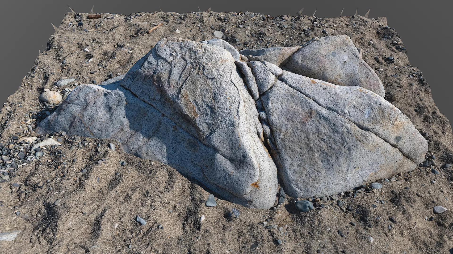 Rock 0014 Photogrametry 3D model_0