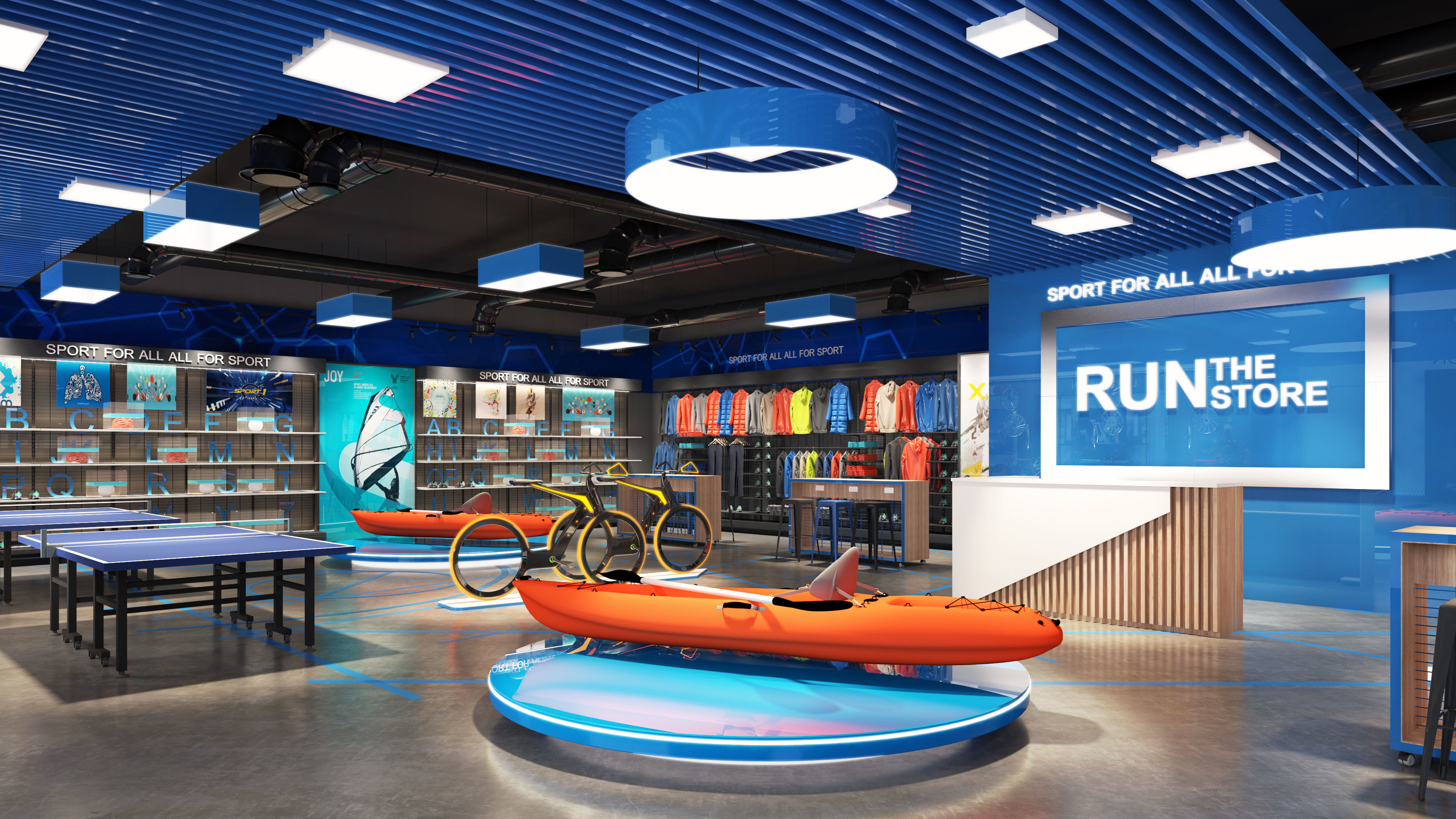 Decathlon Sports Store 3D Store 3D model_1