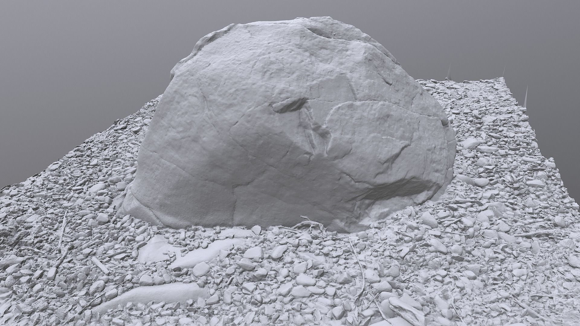 Rock 0020 Photogrammetry 3D model_3