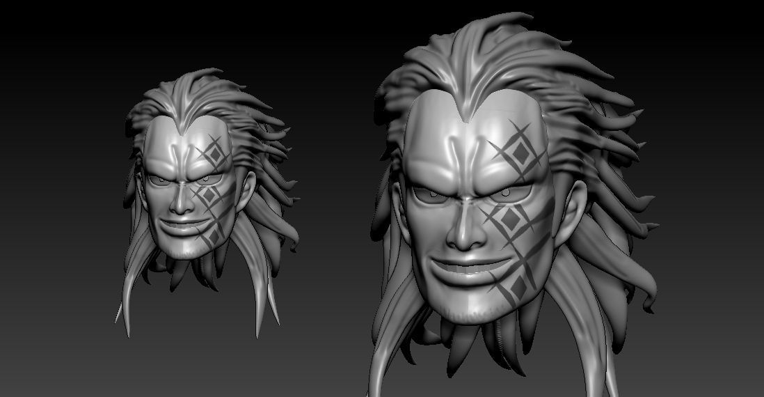 MONKEY D DRAGON - ONE PIECE - 3D PRINT 3D print model_4