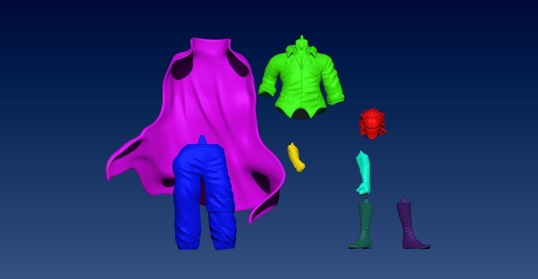 MONKEY D DRAGON - ONE PIECE - 3D PRINT 3D print model_3