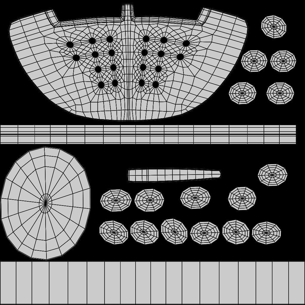 Helmet warrior 10 medieval game asset Low-poly 3D model_7