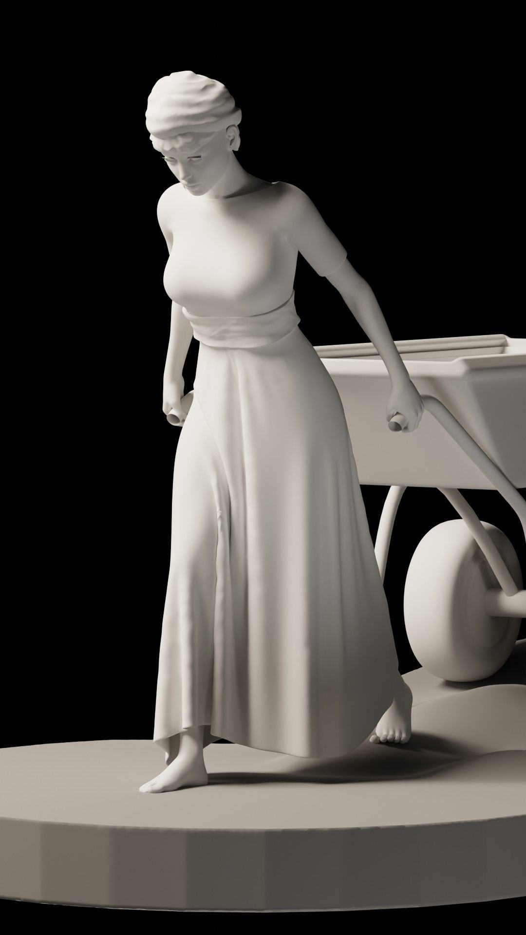 Poor Women 3D print model_12