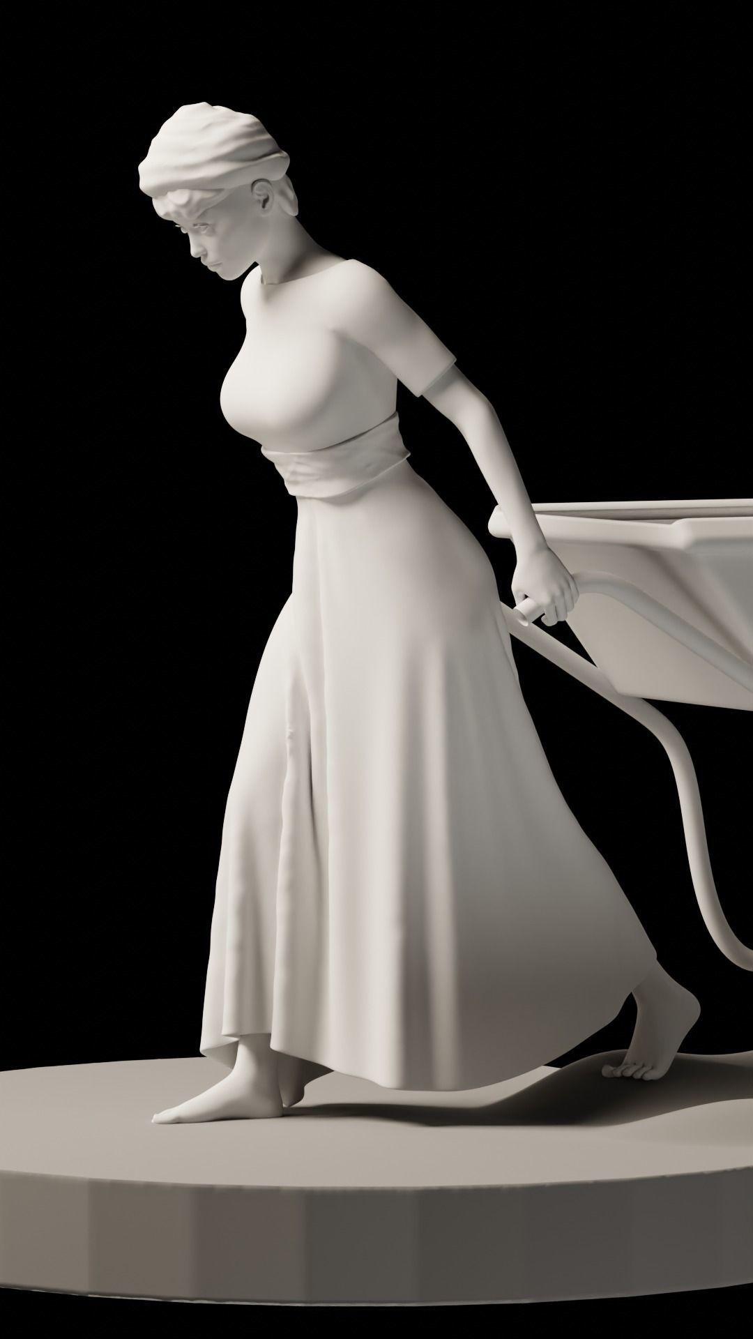Poor Women 3D print model_11