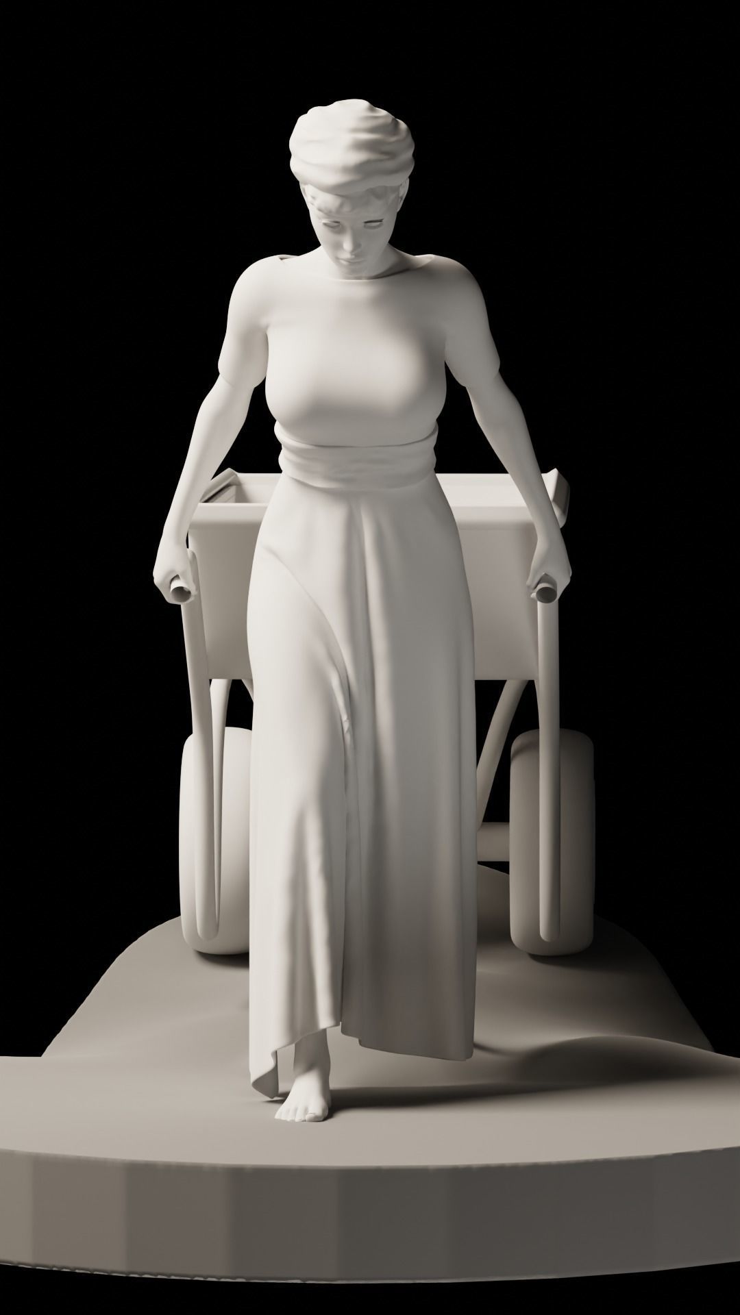 Poor Women 3D print model_13