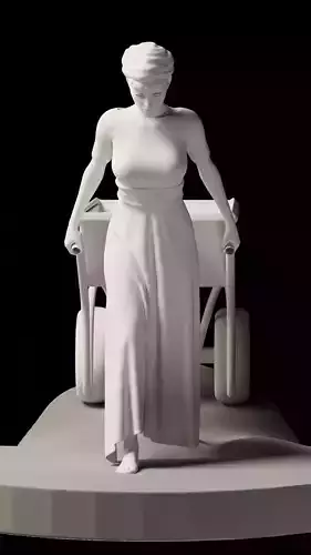 Poor Women 3D print model
