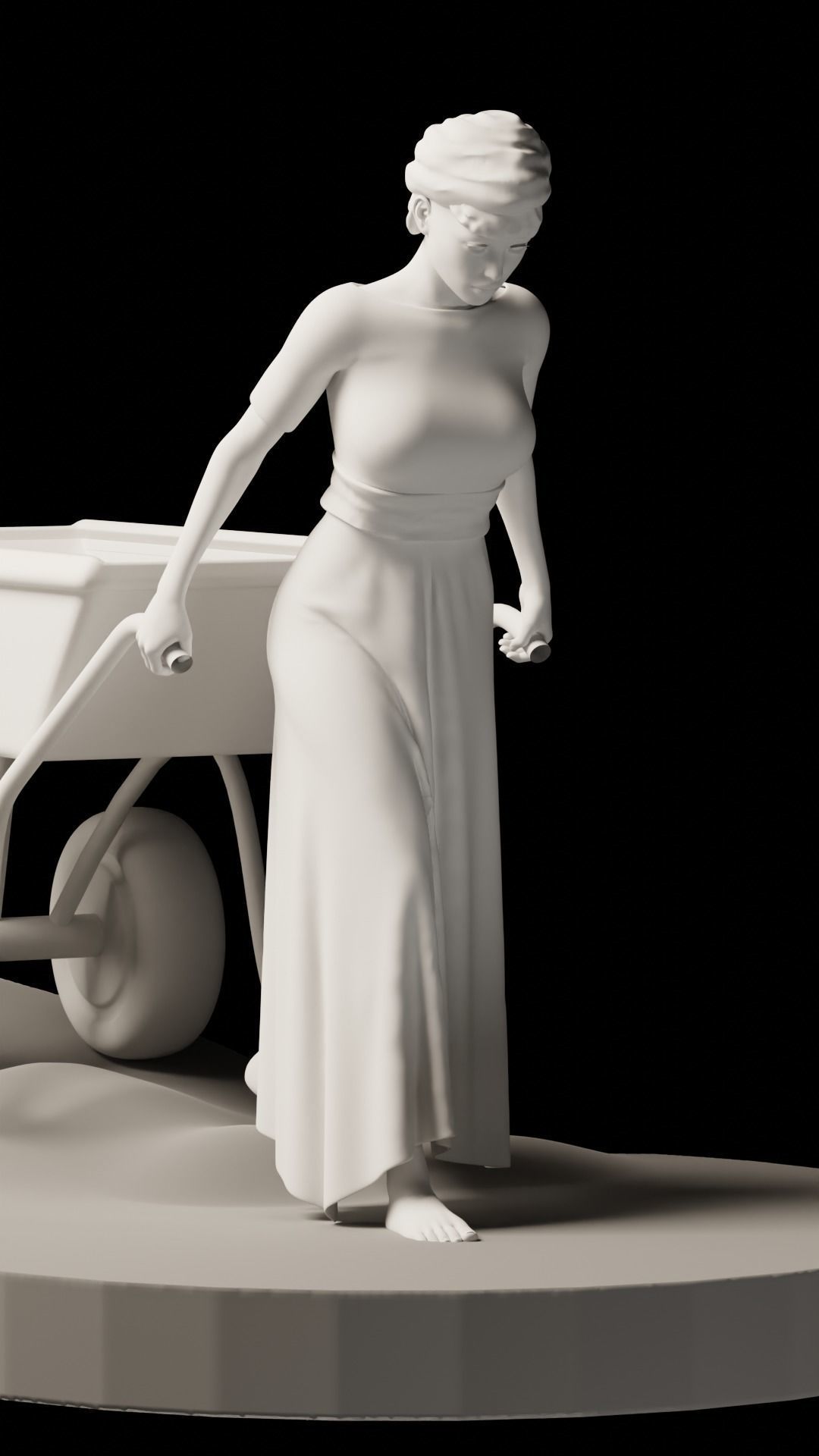 Poor Women 3D print model_2