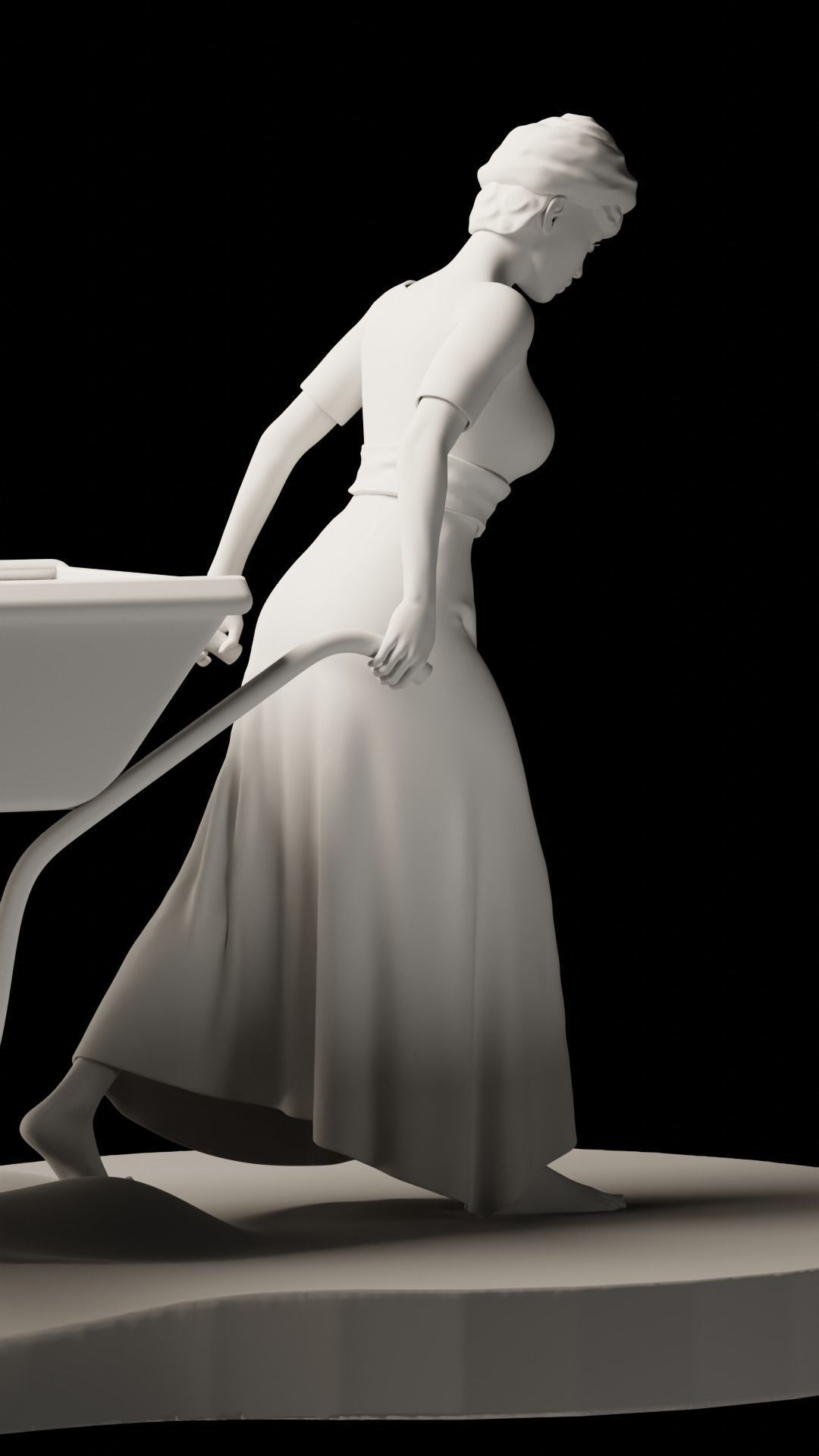 Poor Women 3D print model_5
