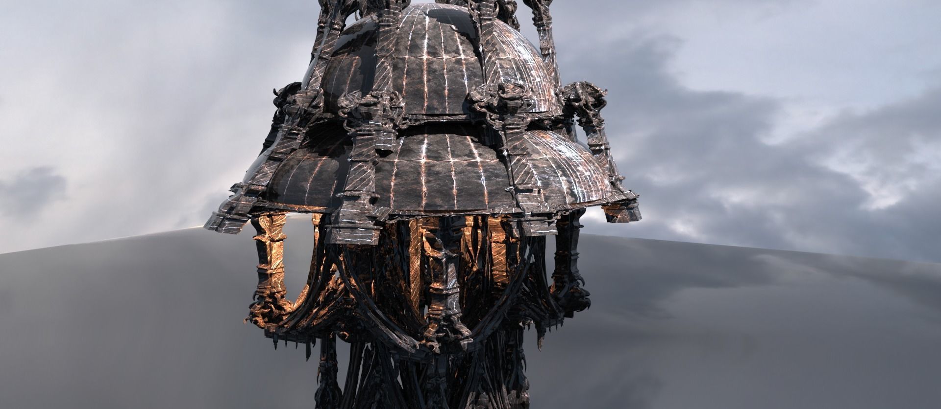 Hyborian Ancient Temple arena towers collection 3D 3D model_52