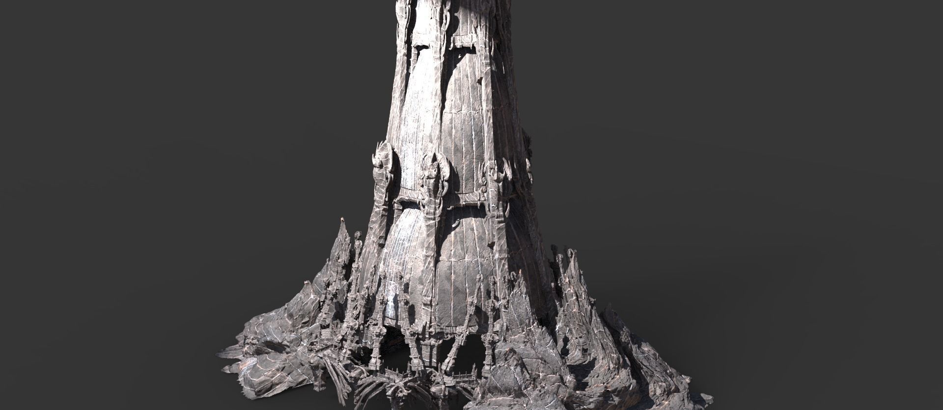 Hyborian Ancient Temple arena towers collection 3D 3D model_58