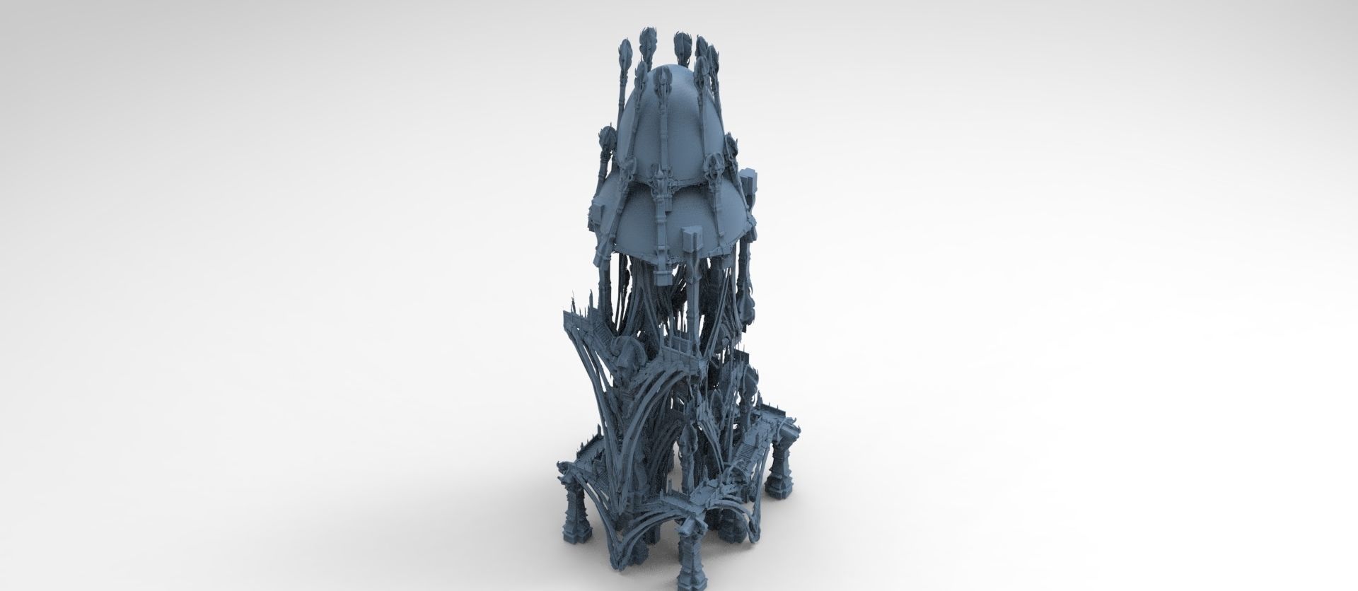 Hyborian Ancient Temple arena towers collection 3D 3D model_34