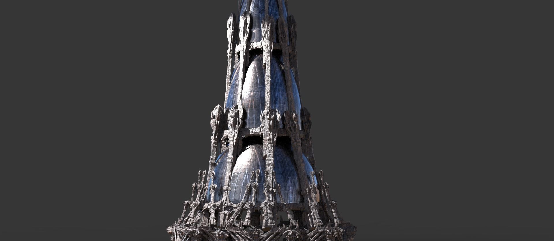 Hyborian Ancient Temple arena towers collection 3D 3D model_7