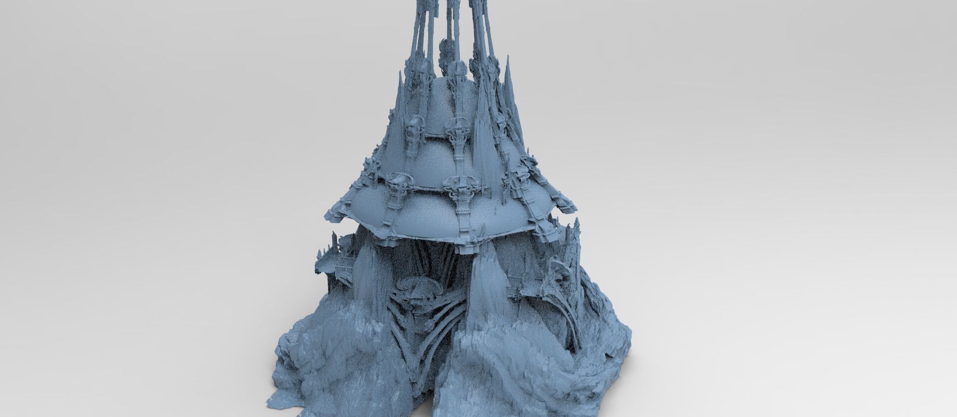 Hyborian Ancient Temple arena towers collection 3D 3D model_16