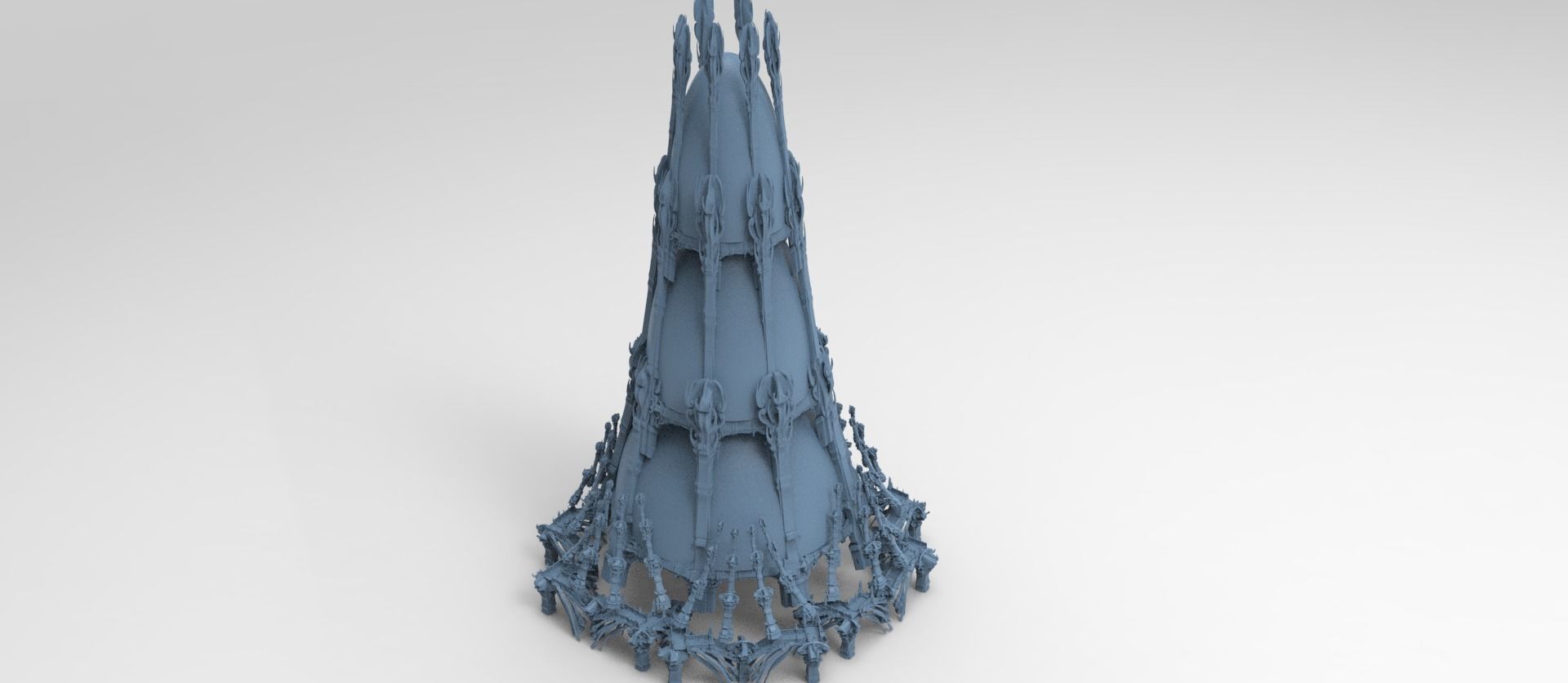 Hyborian Ancient Temple arena towers collection 3D 3D model_23