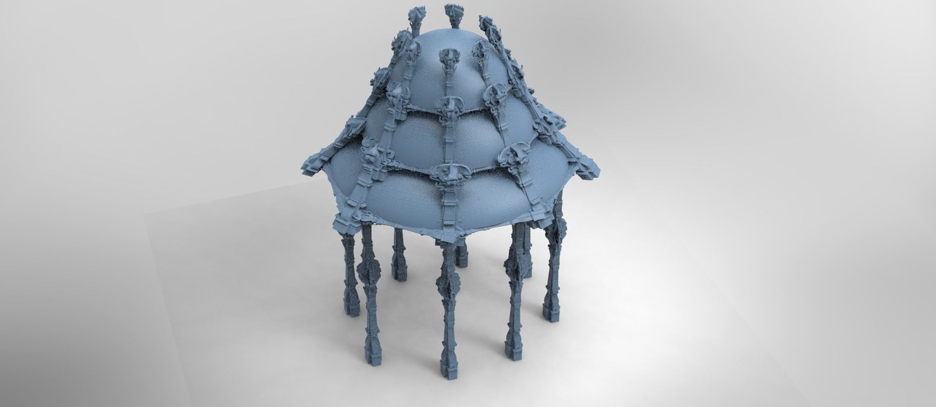 Hyborian Ancient Temple arena towers collection 3D 3D model_12