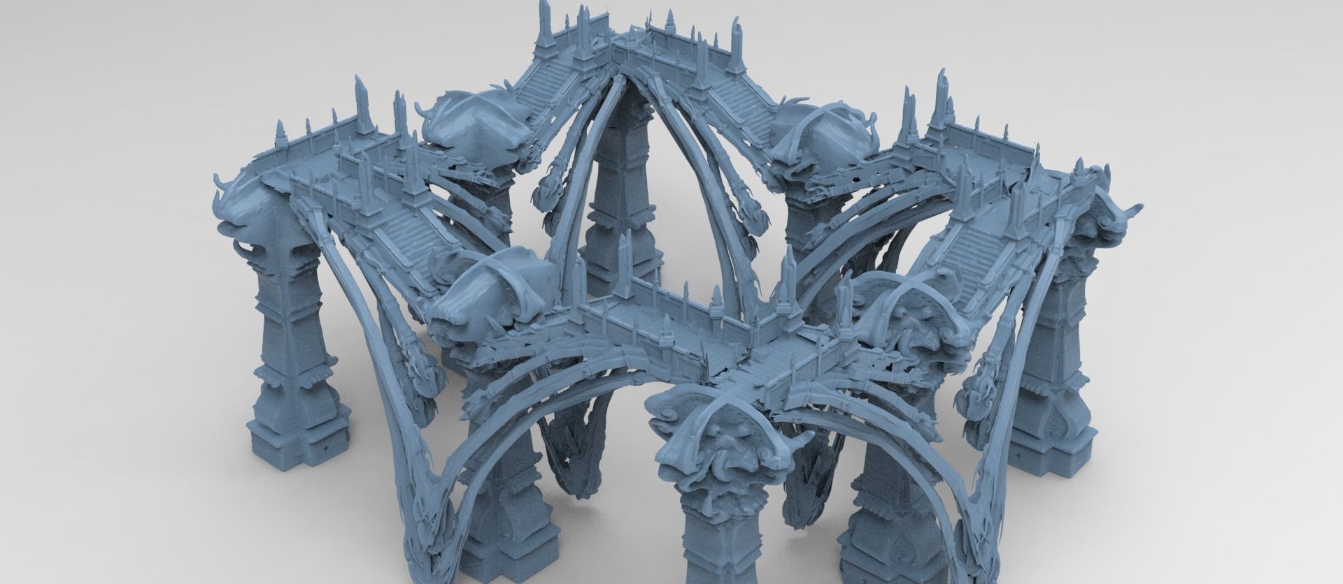 Hyborian Ancient Temple arena towers collection 3D 3D model_28