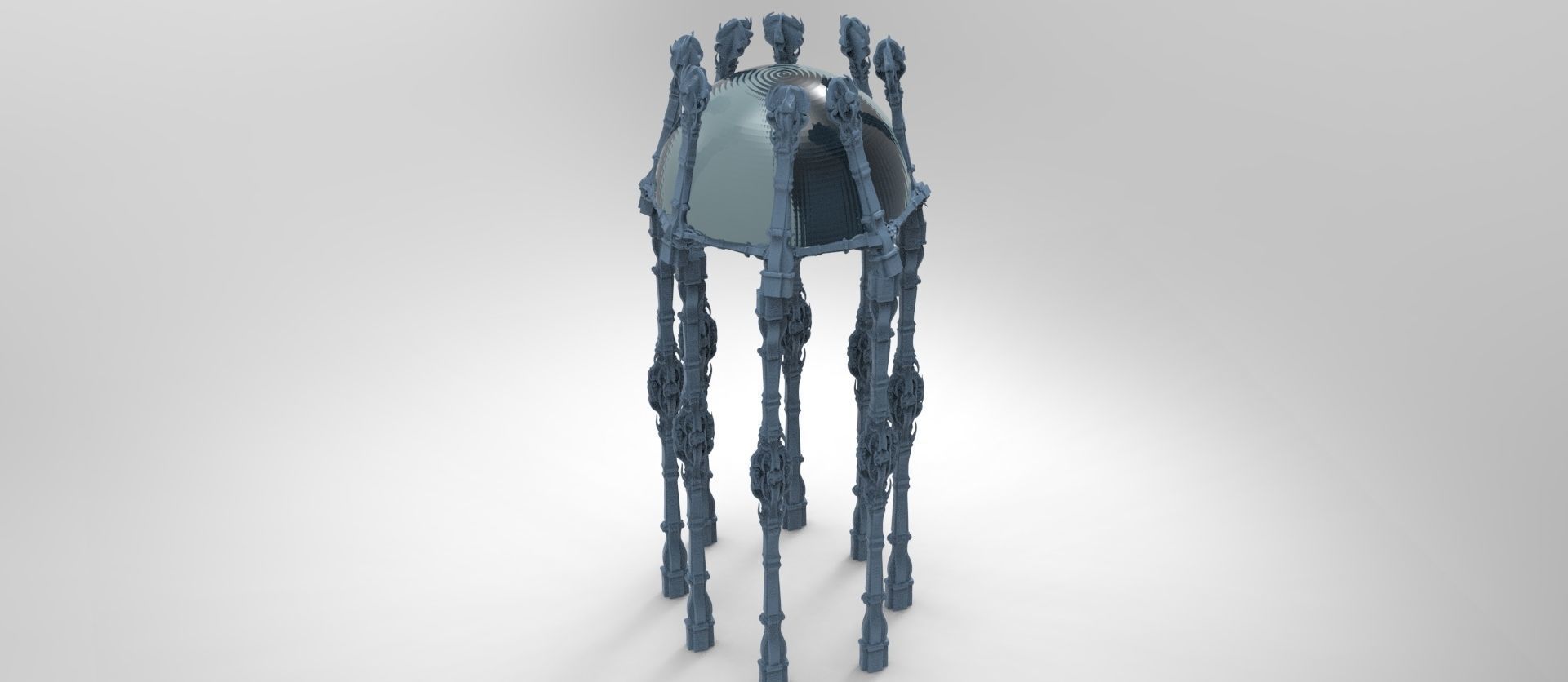 Hyborian Ancient Temple arena towers collection 3D 3D model_62