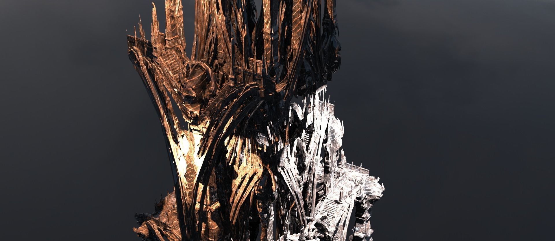 Hyborian Ancient Temple arena towers collection 3D 3D model_27