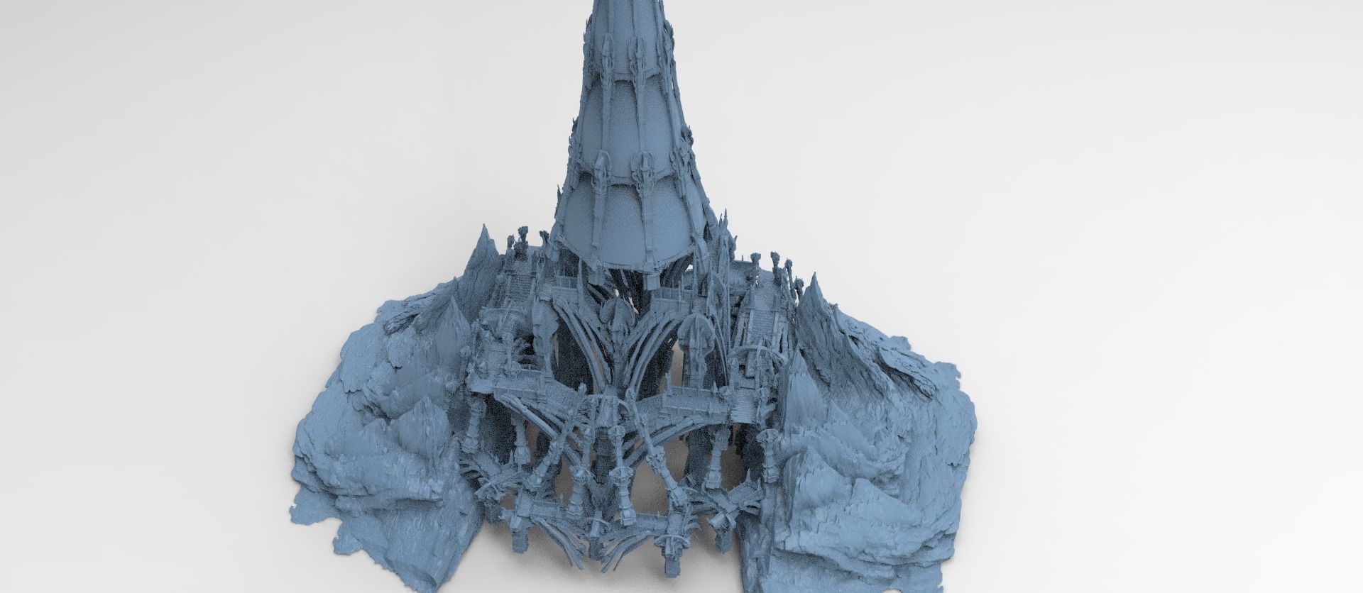 Hyborian Ancient Temple arena towers collection 3D 3D model_6