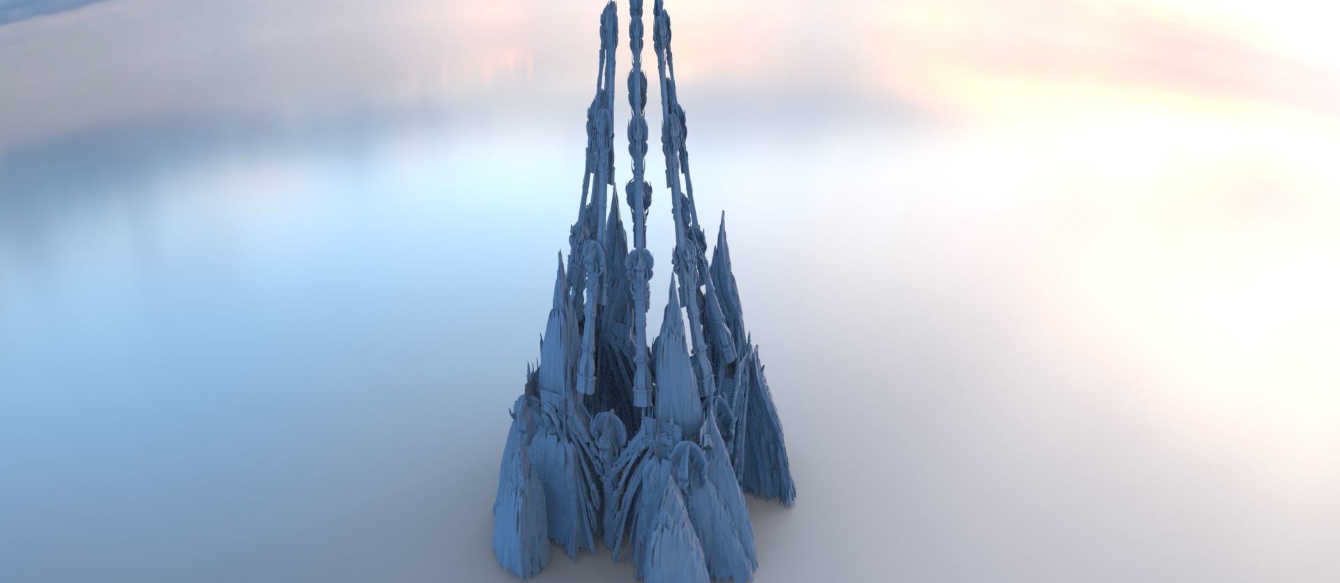 Hyborian Ancient Temple arena towers collection 3D 3D model_14