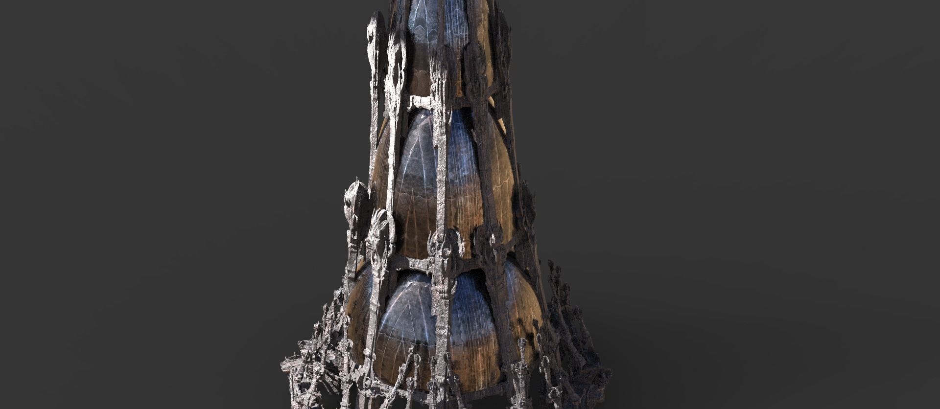 Hyborian Ancient Temple arena towers collection 3D 3D model_63