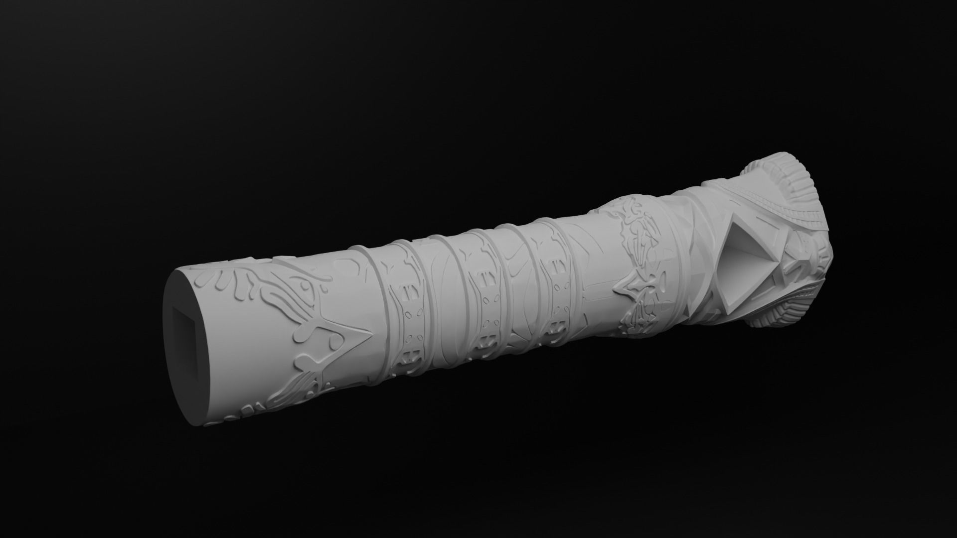 God of War 2018 Kratos blades of chaos level 5 3d model print 3D print model_39