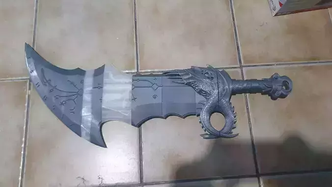God of War 2018 Kratos blades of chaos level 5 3d model print 3D print model God of War 2018 Kratos blades of chaos level 5 3d model print 3D print model
